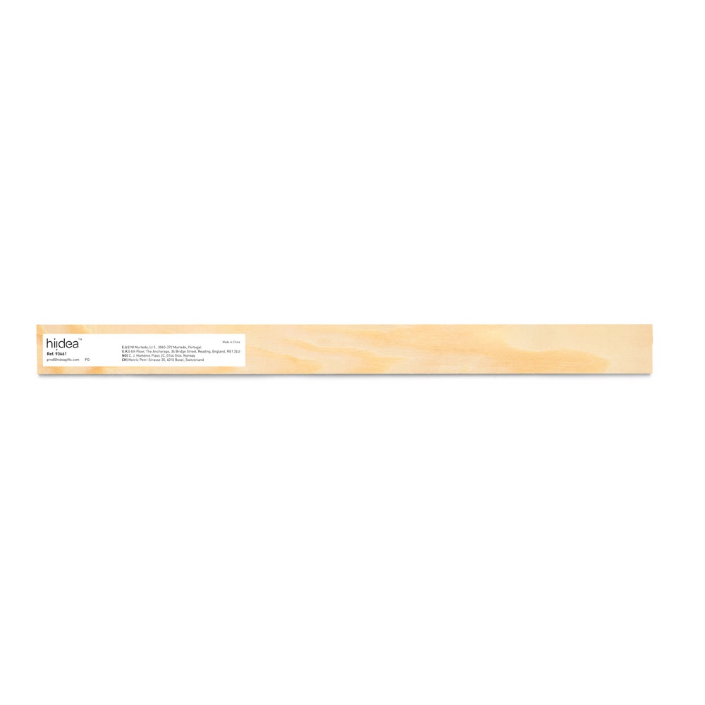 Lineal aus Kiefernholz mit 30 cm Skala | Wesley 30 – Naturhell, Ansicht 2