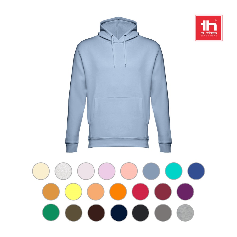 Sweatshirt (unisex) mit Kapuze aus Baumwolle und Polyester | THC Phoenix – Schwarz, Ansicht 6