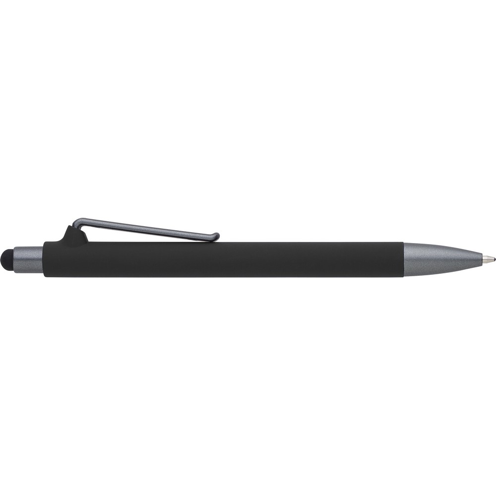 Kugelschreiber mit Touch-Pen in Schwarz, Ansicht 2