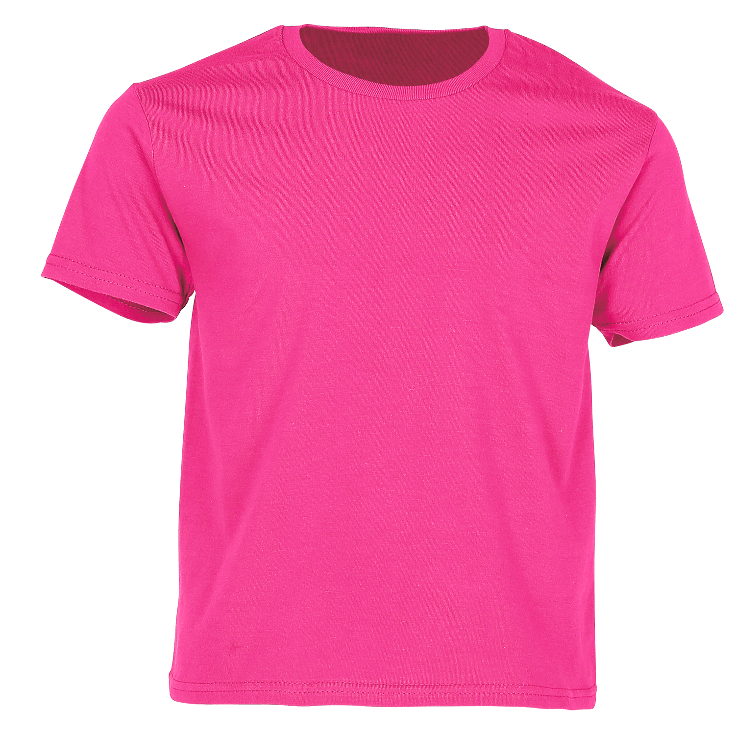 Fruit of the Loom Kinder Iconic 150 T-Shirt in Fuchsia