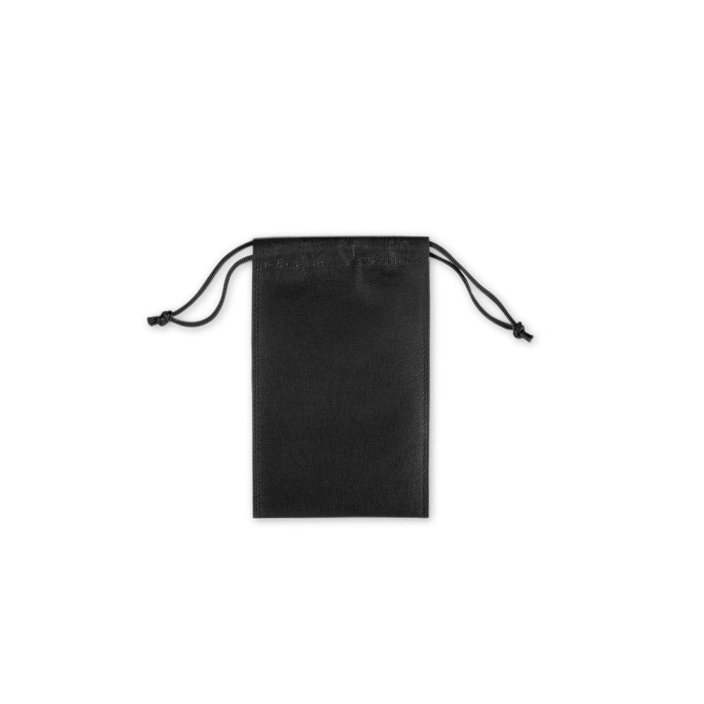 Kleiner Geschenkbeutel aus Vliesstoff (60 g/m²) | Gift Bag S – Schwarz, Ansicht 2