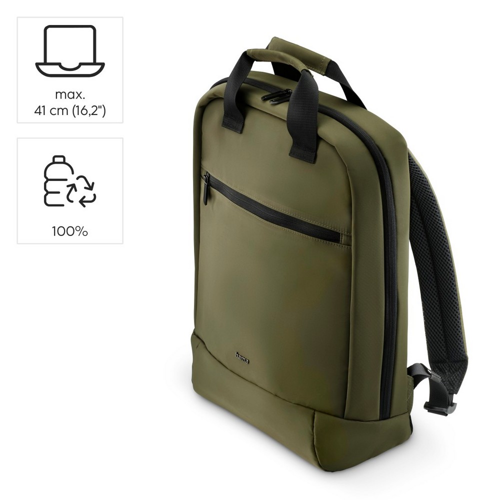 Laptop-Rucksack 16,2" Hama Lightweight in Grün, Ansicht 5