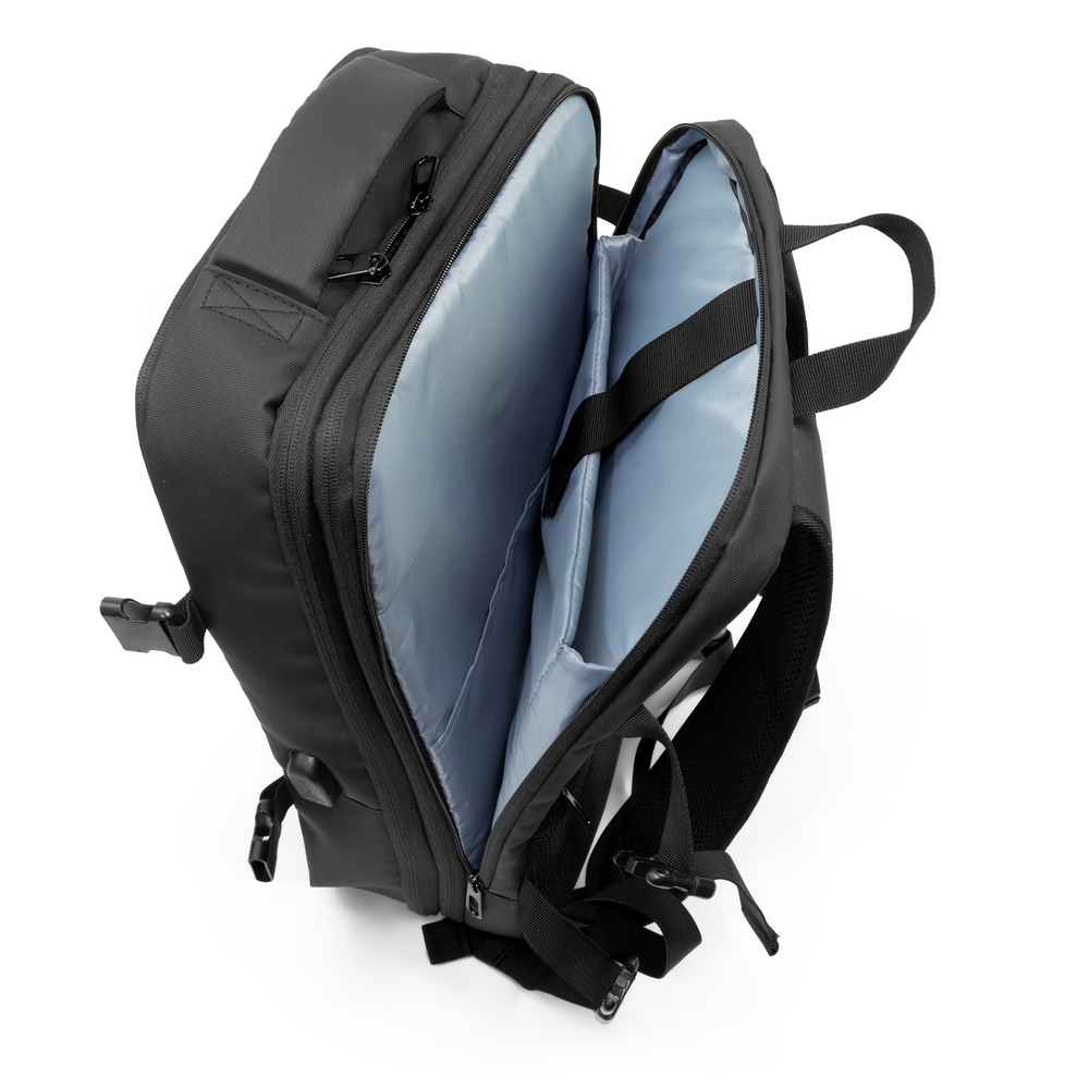 Expandierbarer Rucksack Exclusive Collection | Aicha in Schwarz, Ansicht 4