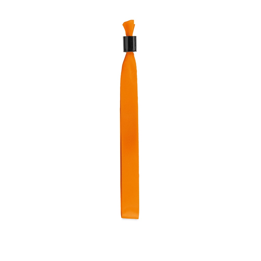 Veranstaltungsarmband aus Satin | Seccur – Orange, Ansicht 2