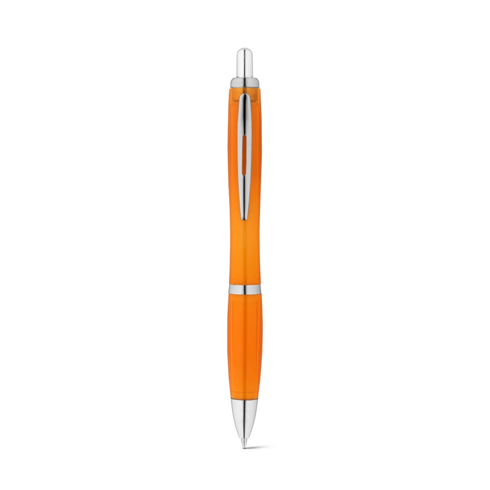 Recyceltes PET (100% rPET)-Kugelschreiber mit Metallclip | Swing Rpet – Orange, Ansicht 2