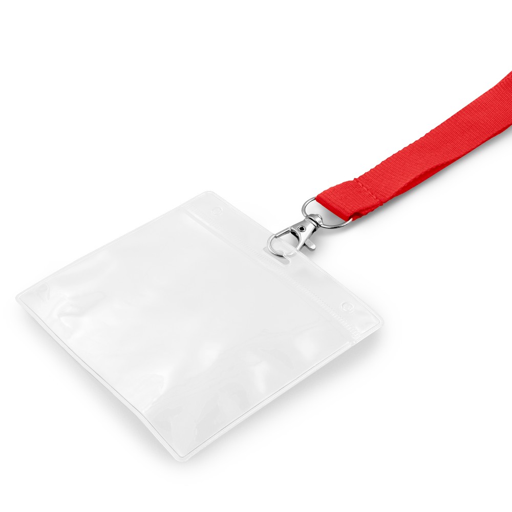 Lanyard mit Karabinerhaken | Hulda in Rot, Ansicht 4