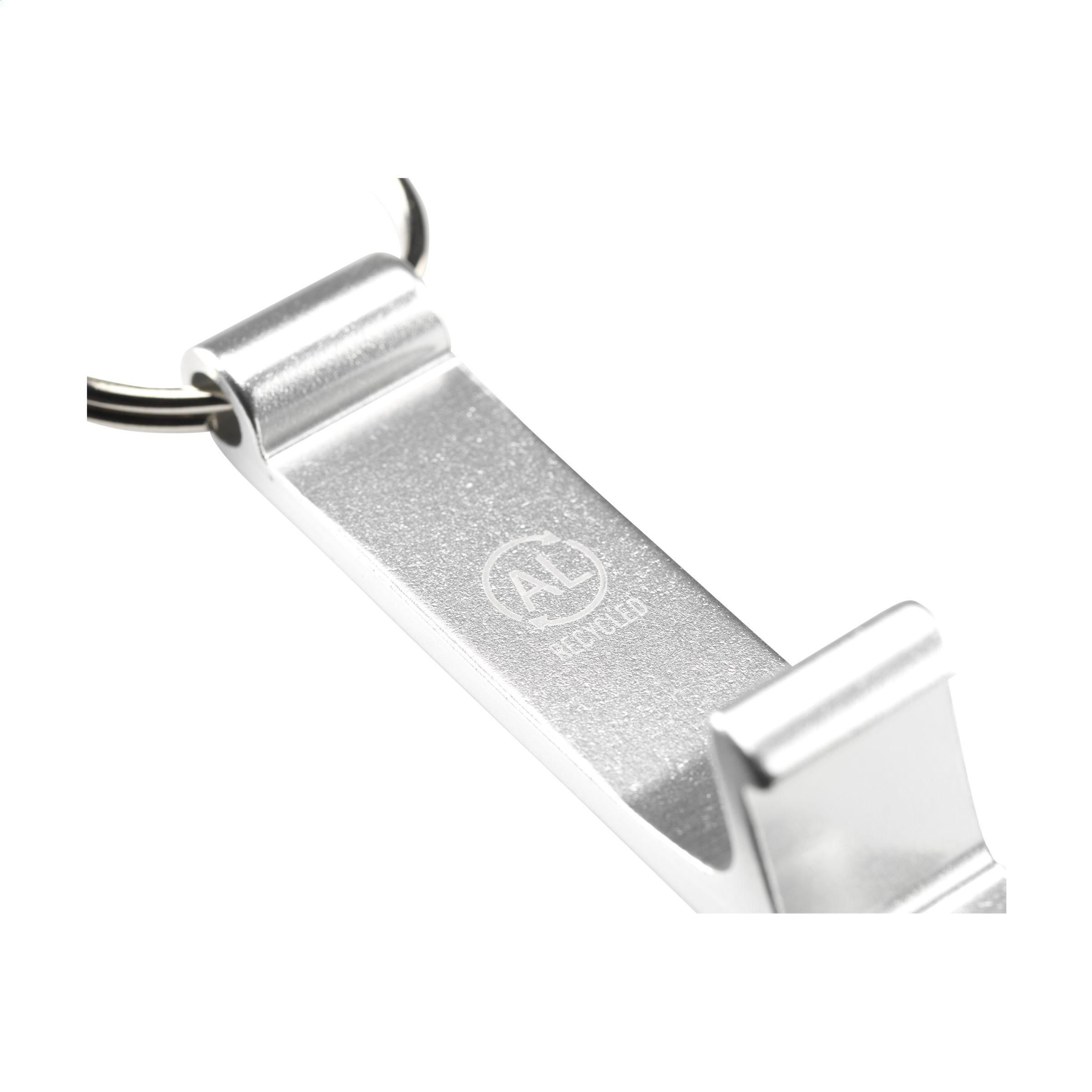 Alu Opener Phone Stand GRS Recycled Schlüsselanhänger