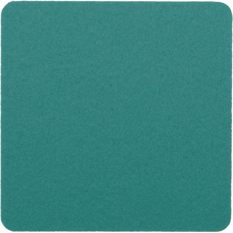 Filzuntersetzer eckig 30 × 30 cm in Petrol