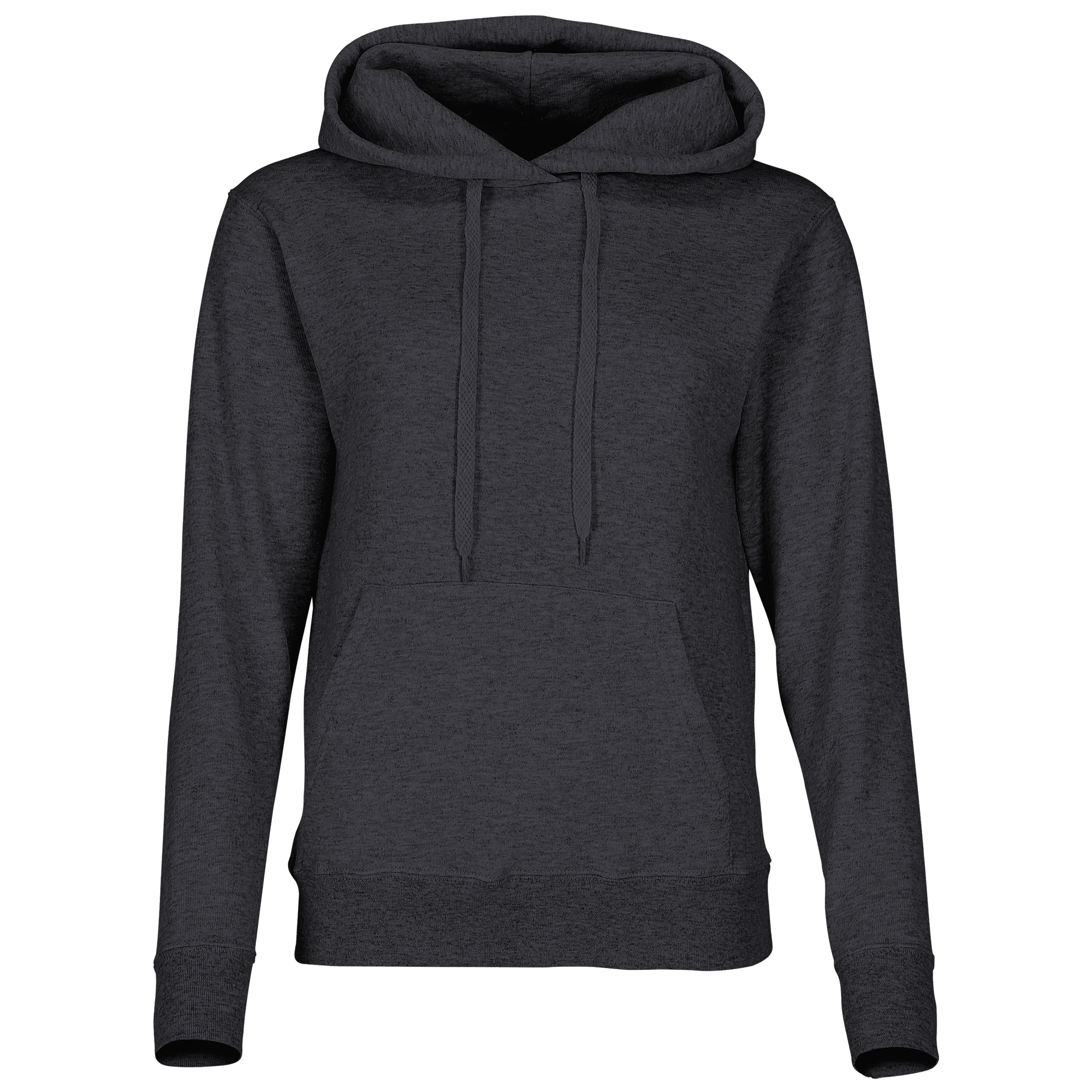 Fruit of the Loom Damen Classic Kapuzen-Sweat in Dunkelgrau meliert