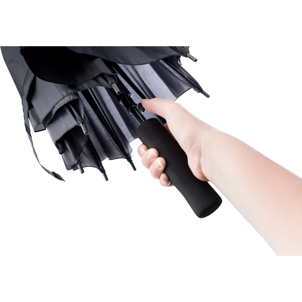 Regenschirm, automatisch in Schwarz, Ansicht 3