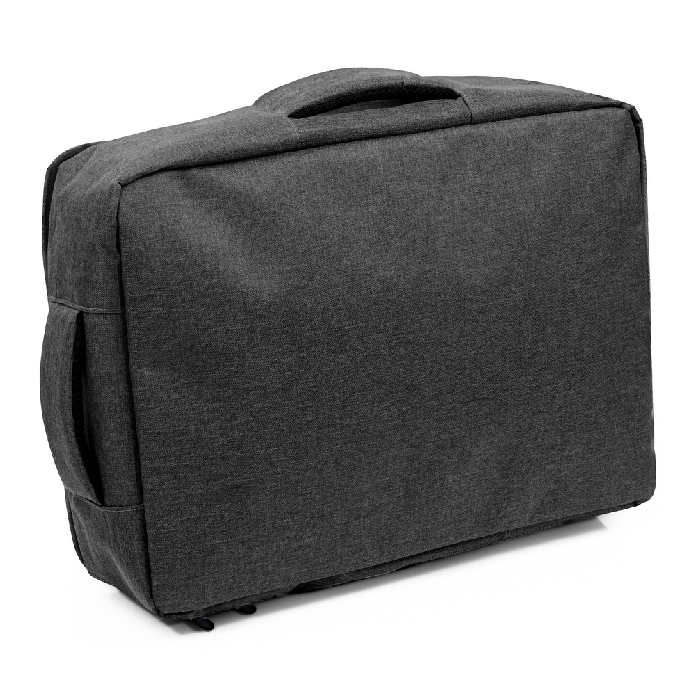 RPET Rucksack, Laptoptasche 15,6" | Tahir in Schwarz, Ansicht 4