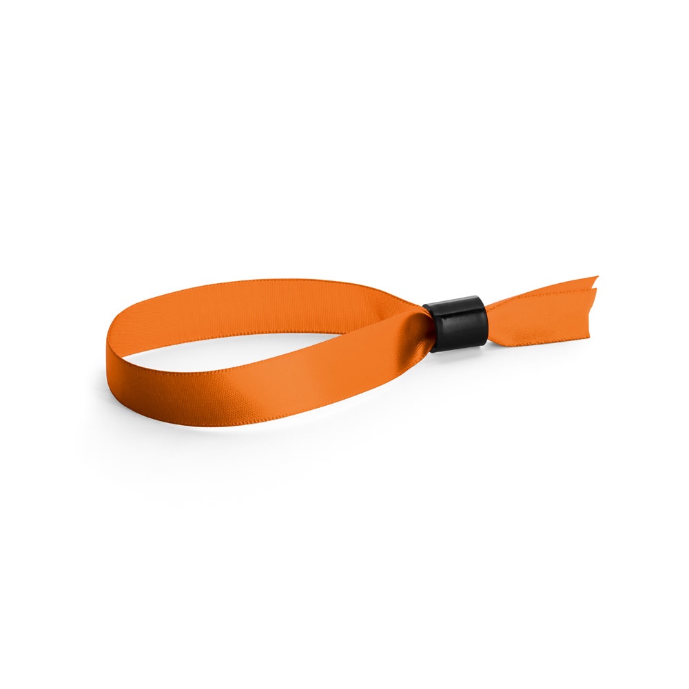 Veranstaltungsarmband aus Satin | Seccur – Orange