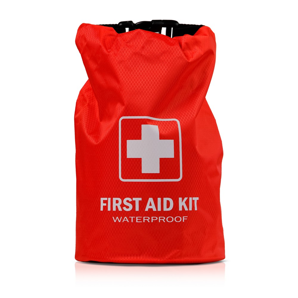 Air Gifts Erste-Hilfe-Set in wasserdichtem Koffer mit Karabiner, 48-tlg. | Ryan in Rot, Ansicht 7