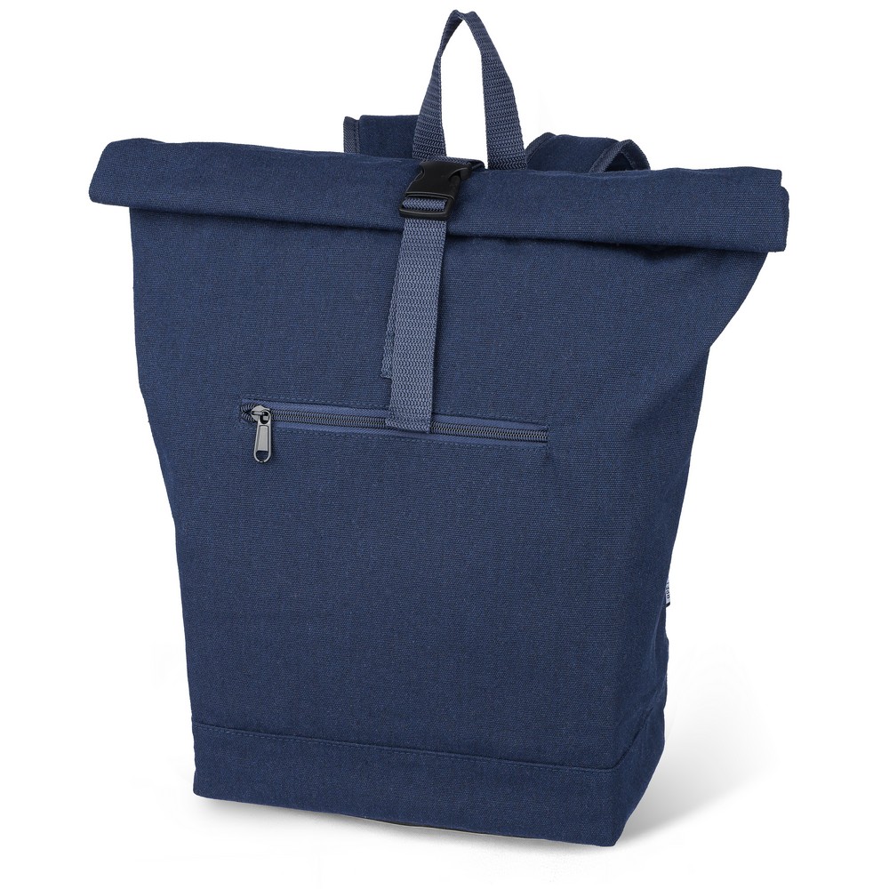 Aufrollbarer Rucksack in Blau