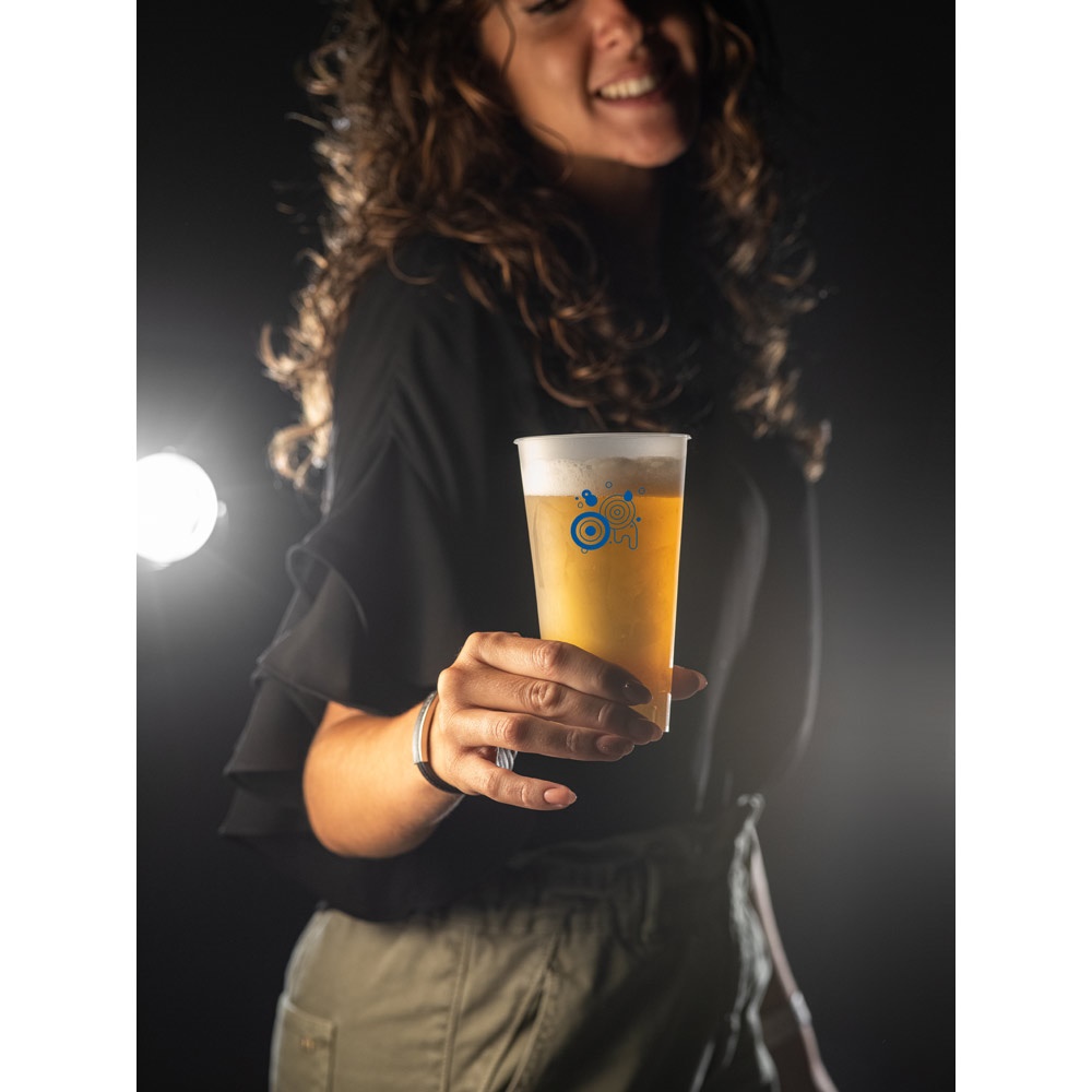 PP-Festivalbecher 500 ml | Kane – Transparent, Ansicht 3