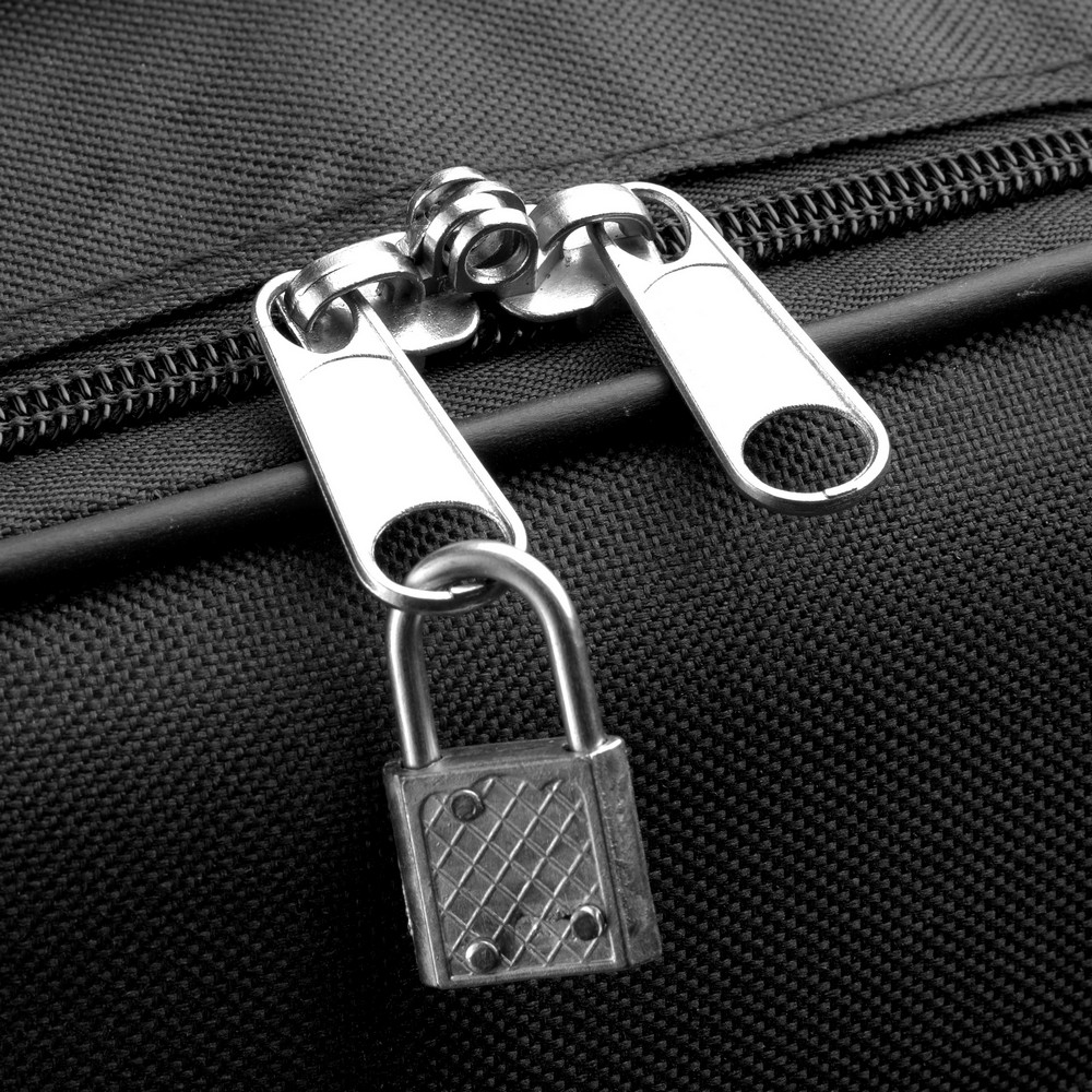 Trolley-Reisetasche, faltbar in Schwarz, Ansicht 6