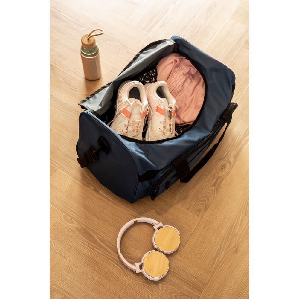 B'RIGHT Sporttasche, Reisetasche, aus RPET | Joyce in Dunkelblau, Ansicht 3