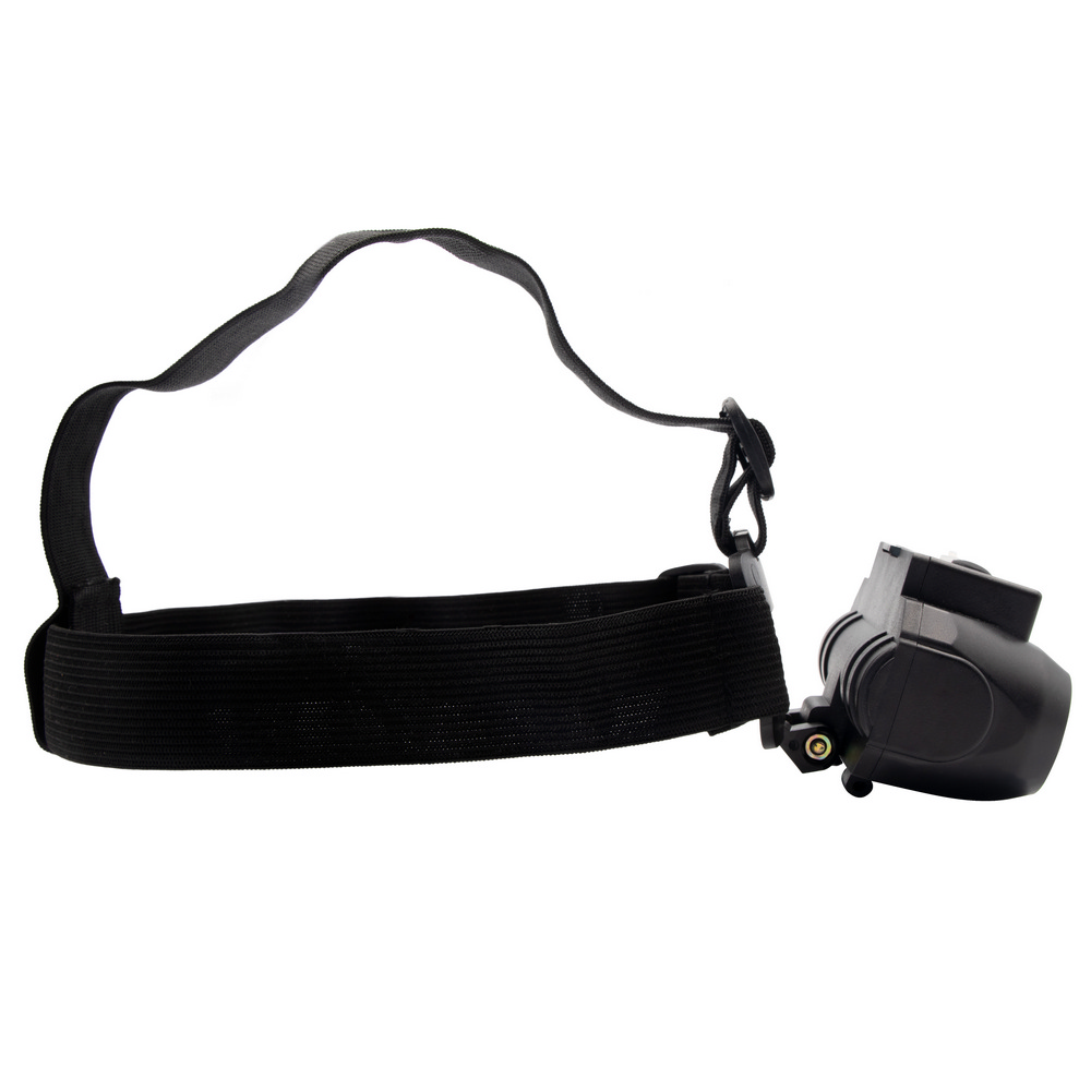 Stirnlampe mit LED und COB-Licht | Chad in Schwarz, Ansicht 7