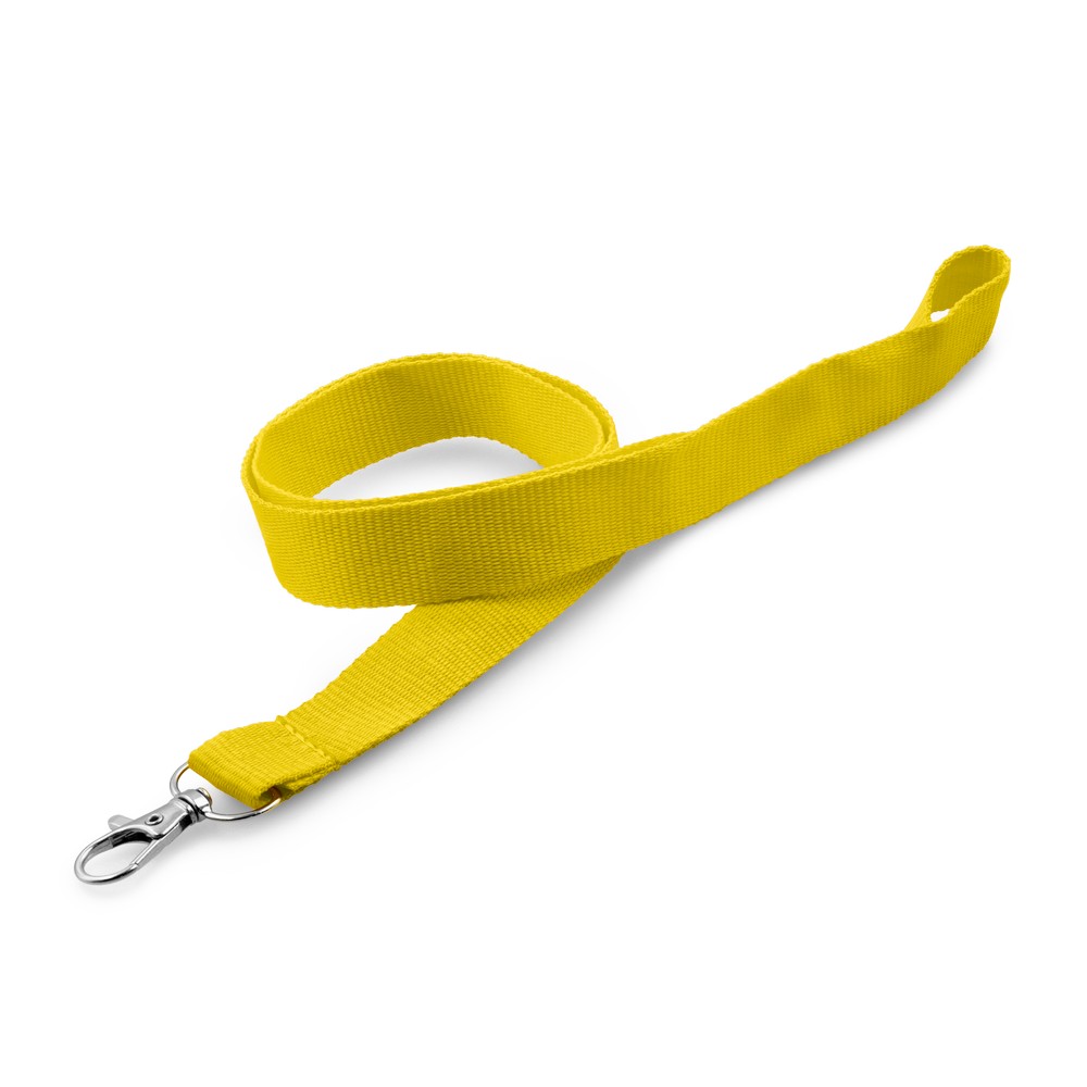 Lanyard mit Karabinerhaken | Hulda in Gelb