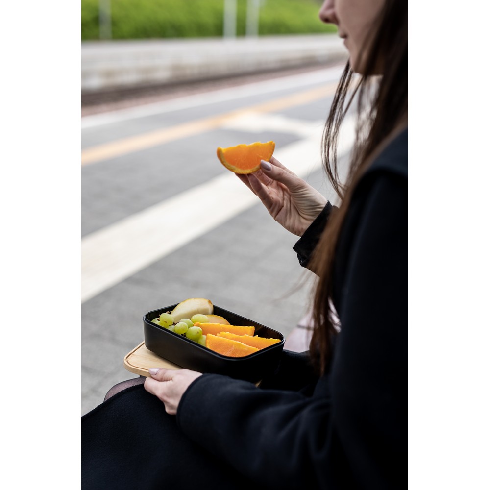 Lunchbox 850 ml | Weston in Schwarz, Ansicht 4