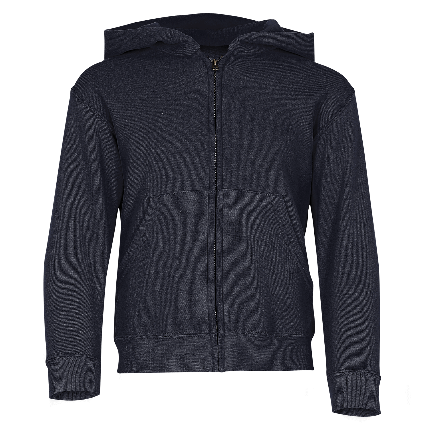 Fruit of the Loom Kinder Classic Hooded Sweat Jacket in Deep Navy