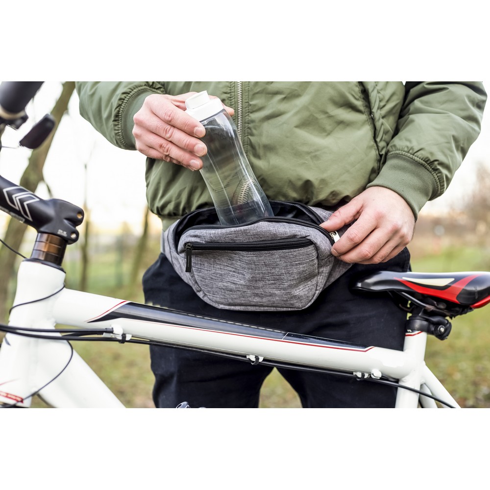 B'RIGHT Gürteltasche aus RPET | Kian in Grau, Ansicht 2