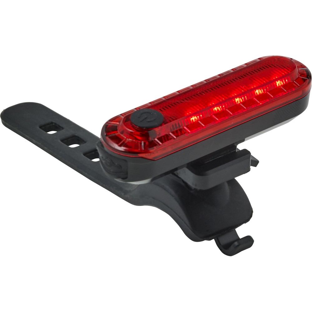 Fahrradlampe in Burgundrot, Ansicht 2