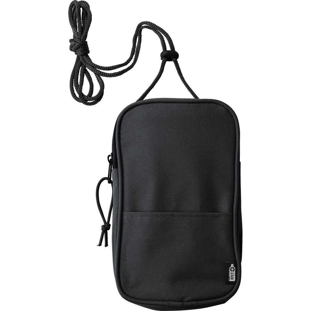 Umhängetasche, Etui RPET in Schwarz