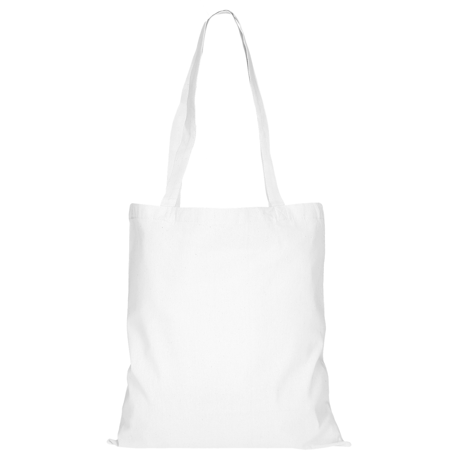 Baumwolltasche CLASSIC mit zwei langen Henkeln in Weiß