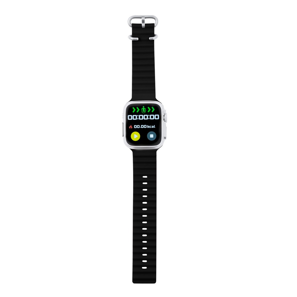 Aktivitätsmonitor, kabellose Multifunktionsuhr in Schwarz, Ansicht 7