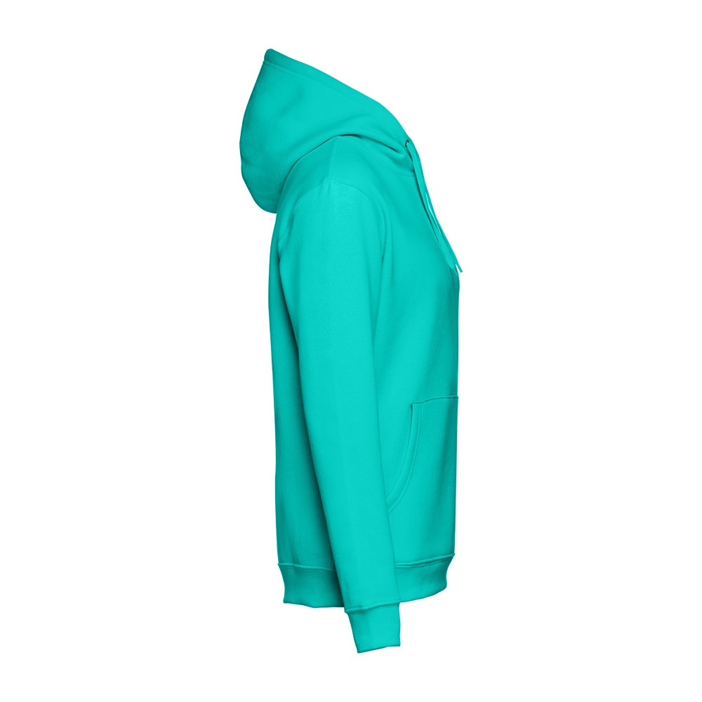 Sweatshirt (unisex) mit Kapuze aus Baumwolle und Polyester | THC Phoenix – Türkisgrün, Ansicht 3