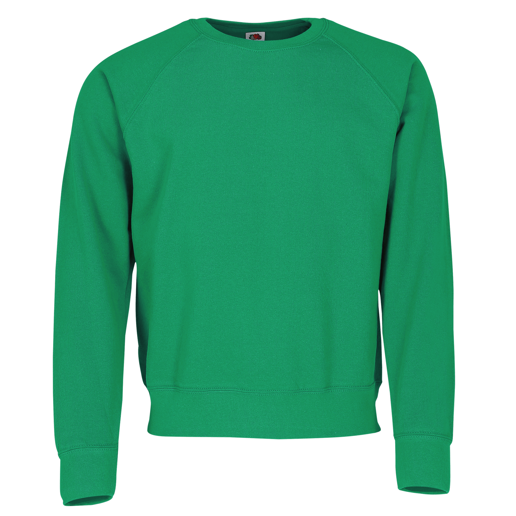 Fruit of the Loom Classic Raglan Sweat in Maigrün