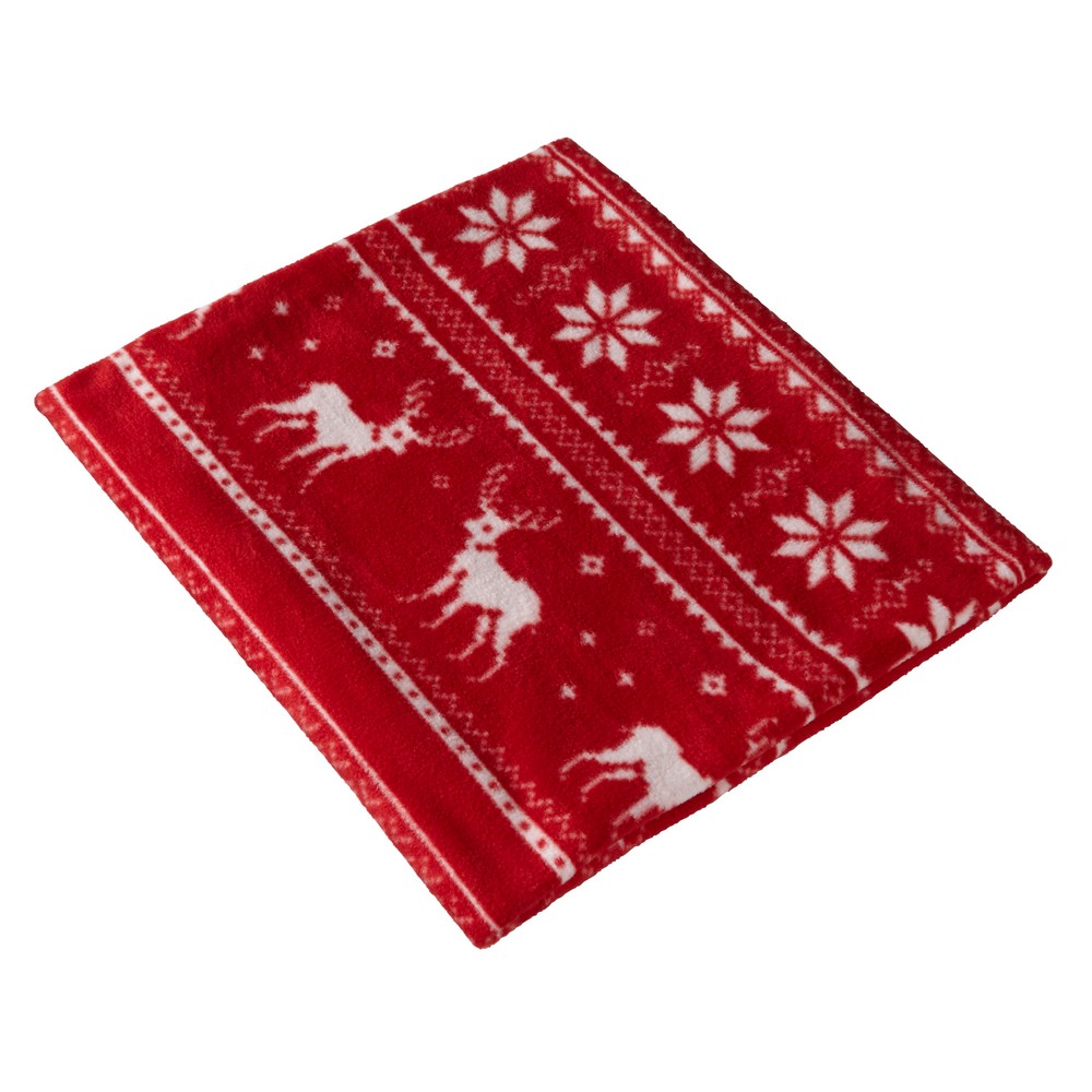 Fleece-Decke in Rot, Ansicht 9