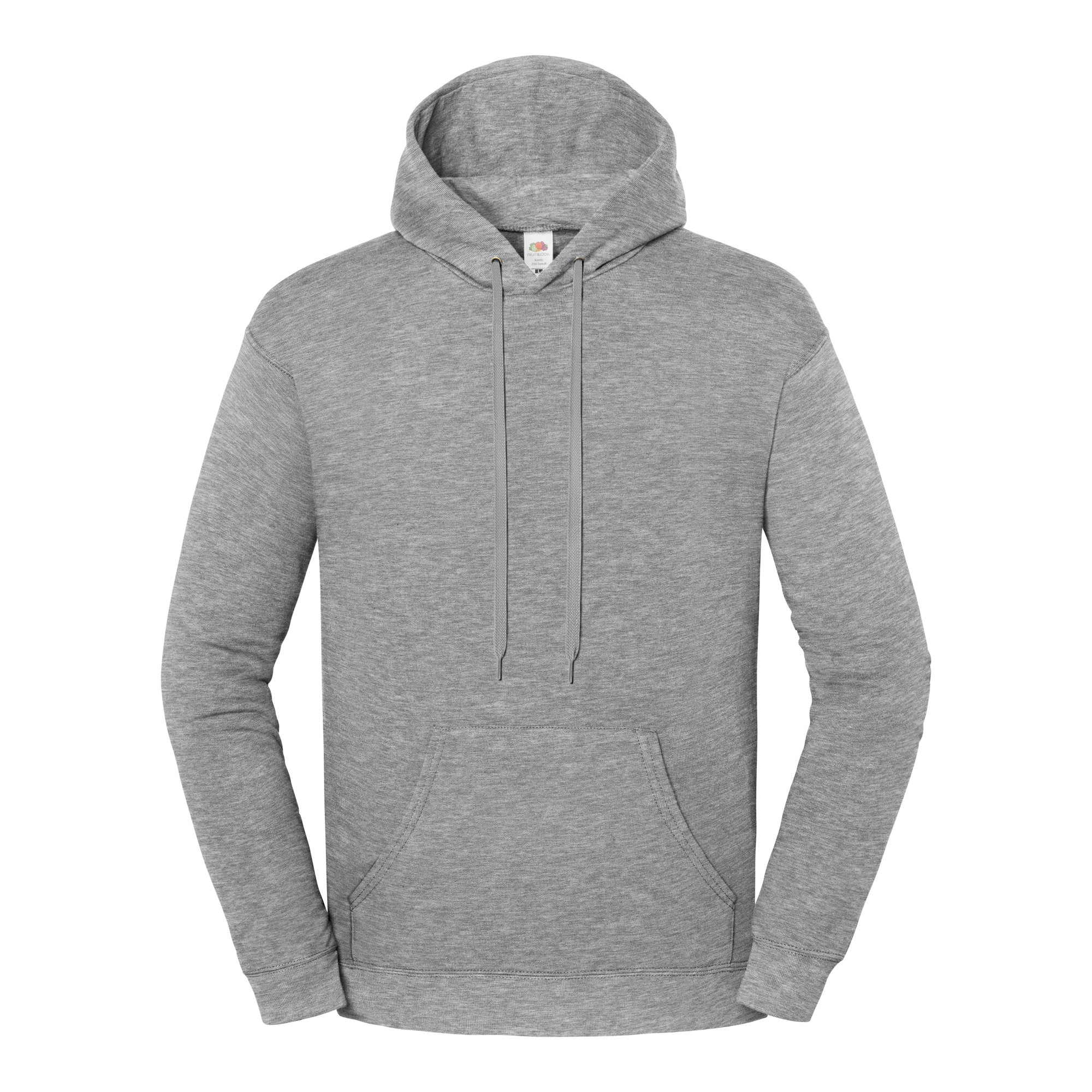 Fruit of the Loom Iconic 250 Kapuzen Sweat in Athletic Heather