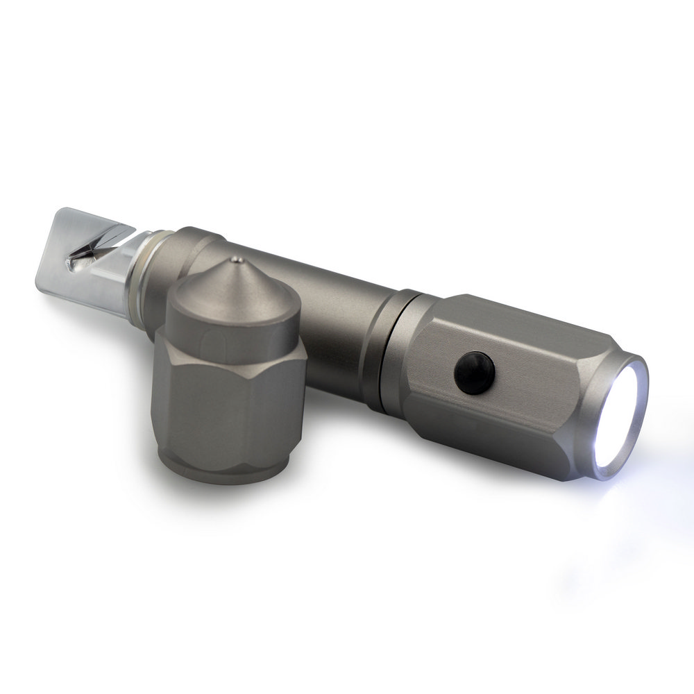 Notfalltaschenlampe, Sicherheitsgurtschneider, Sicherheitshammer | Malli in Graphit, Ansicht 6