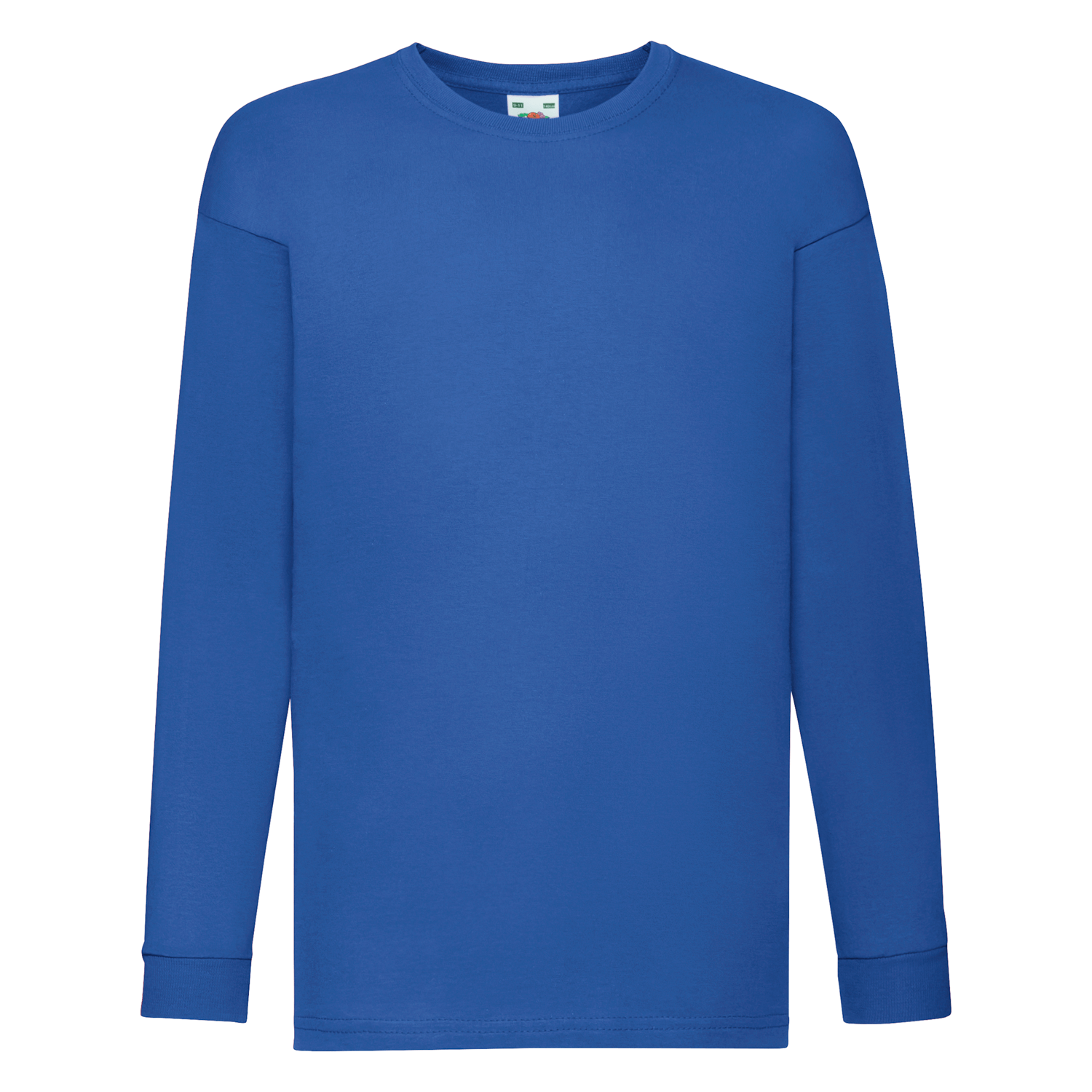 Fruit of the Loom Kinder Valueweight Long Sleeve T-Shirt in Royal