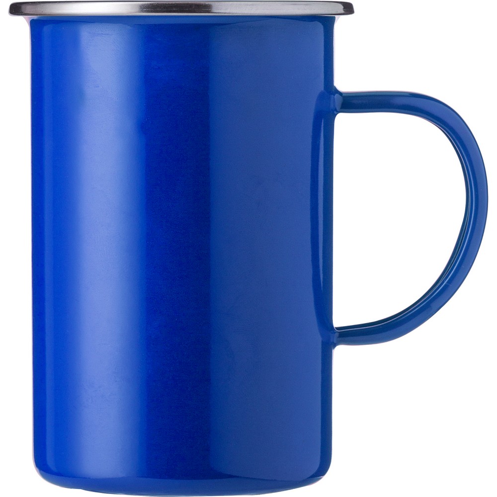 Emaillebecher 450 ml in Blau