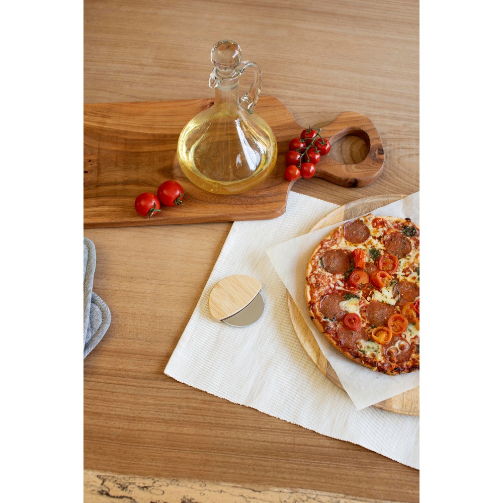 Pizzamesser in Braun, Ansicht 4
