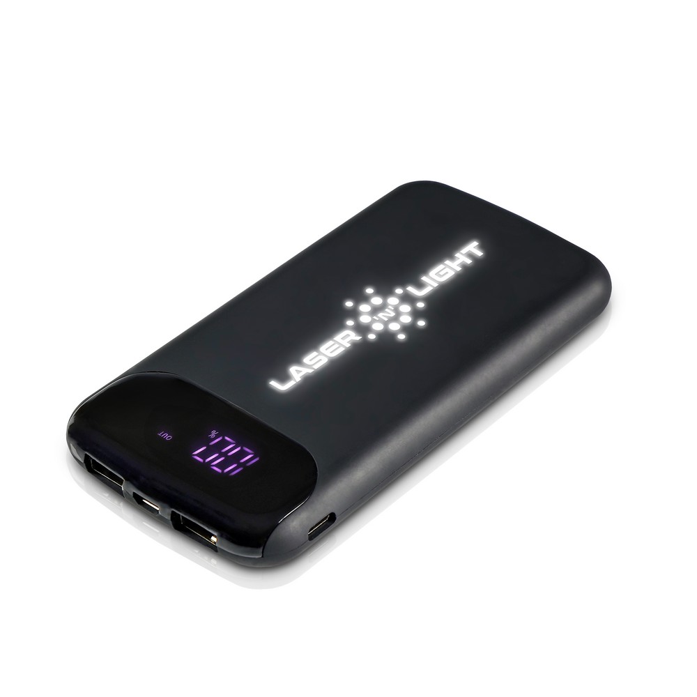 Mauro Conti Powerbank 8000 mAh, Wireless Ladegerät 5W | Eric in Schwarz
