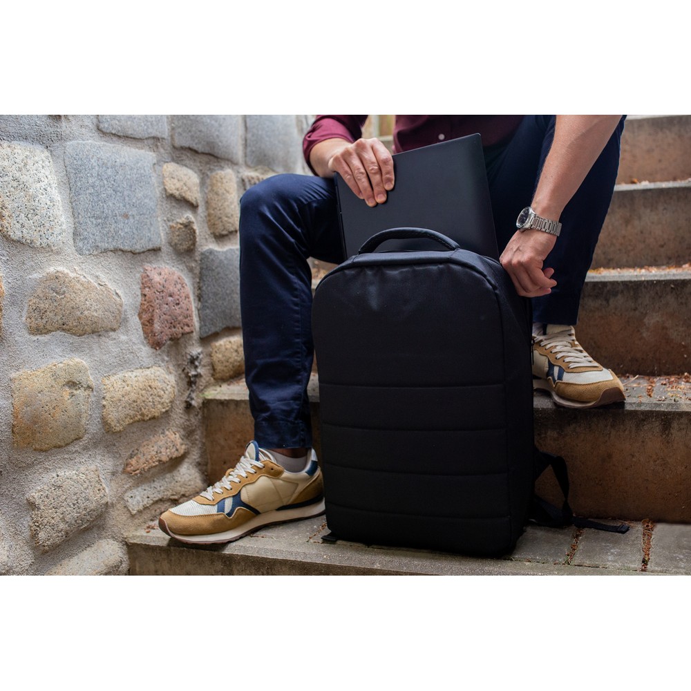 Laptop-Rucksack 15,6" | Maritza in Schwarz, Ansicht 13
