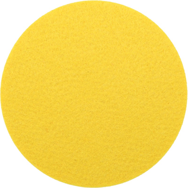 Filzuntersetzer rund Ø 25 cm in Gelb