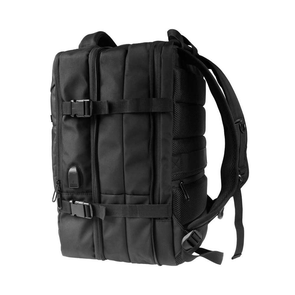 Expandierbarer Rucksack Exclusive Collection | Aicha in Schwarz, Ansicht 10