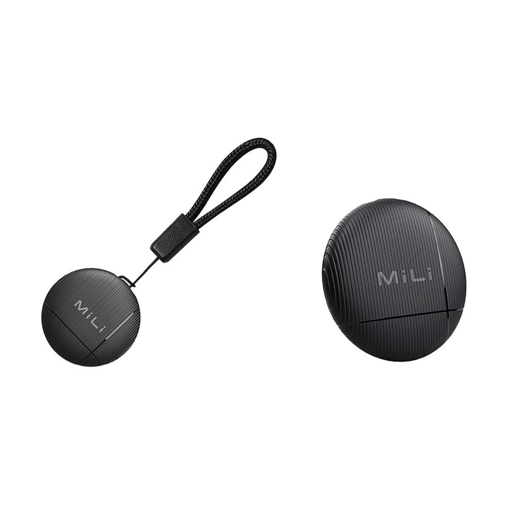 Schlüsselfinder, Ortungsgerät MiLi LiTag DUO in Schwarz, Ansicht 3
