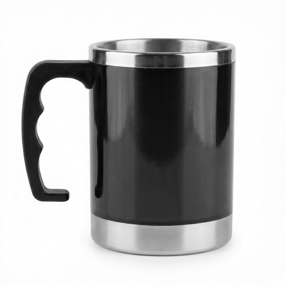 Reisebecher 400 ml in Schwarz, Ansicht 7