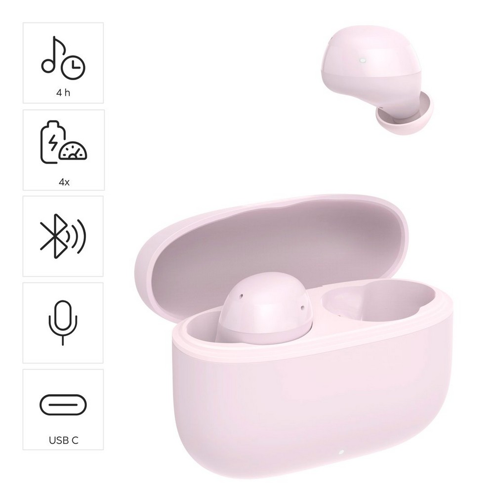 Kabellose Kopfhörer Hama Freedom Buddy II in Rosa, Ansicht 3
