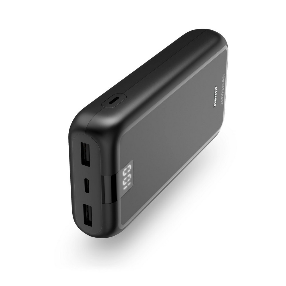 Powerbank 20000 mAh Hama Power Pack Performance in Schwarz