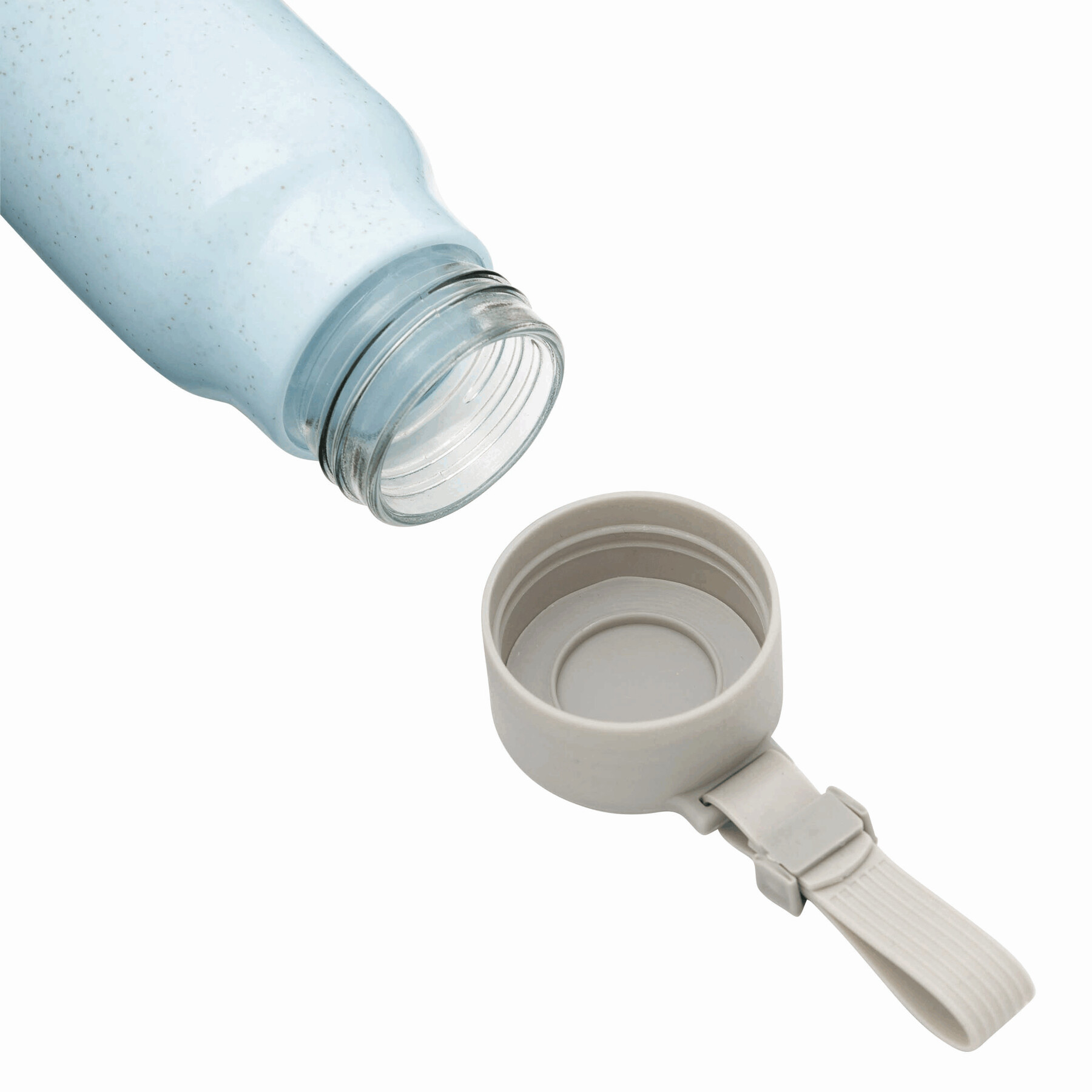 Glas-Trinkflasche mit Ummantelung | Mecozi Drink