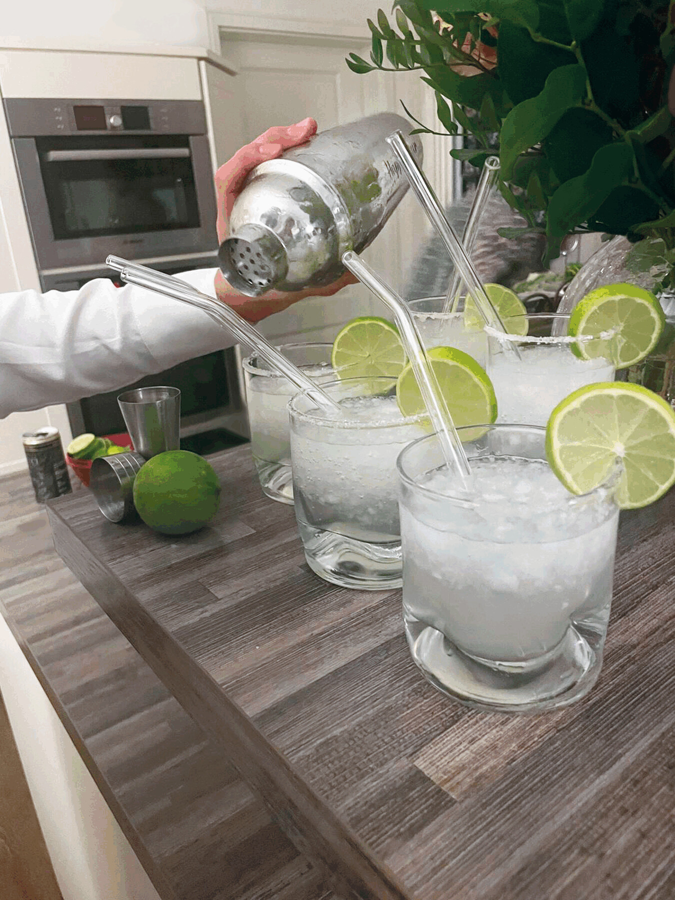 Glas-Strohhalm Set | Drink Together