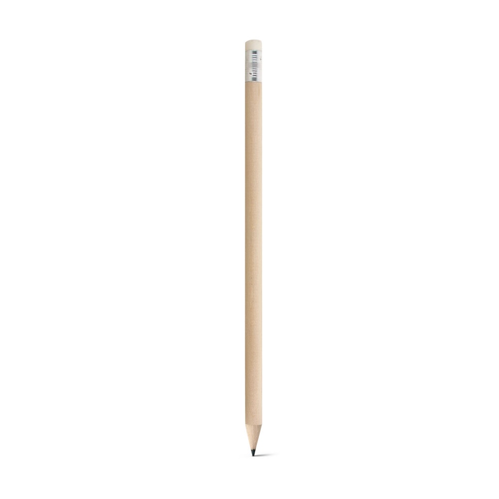 Bleistift mit Radiergummi und Härtegrad HB | Cornwell – Naturhell, Ansicht 2