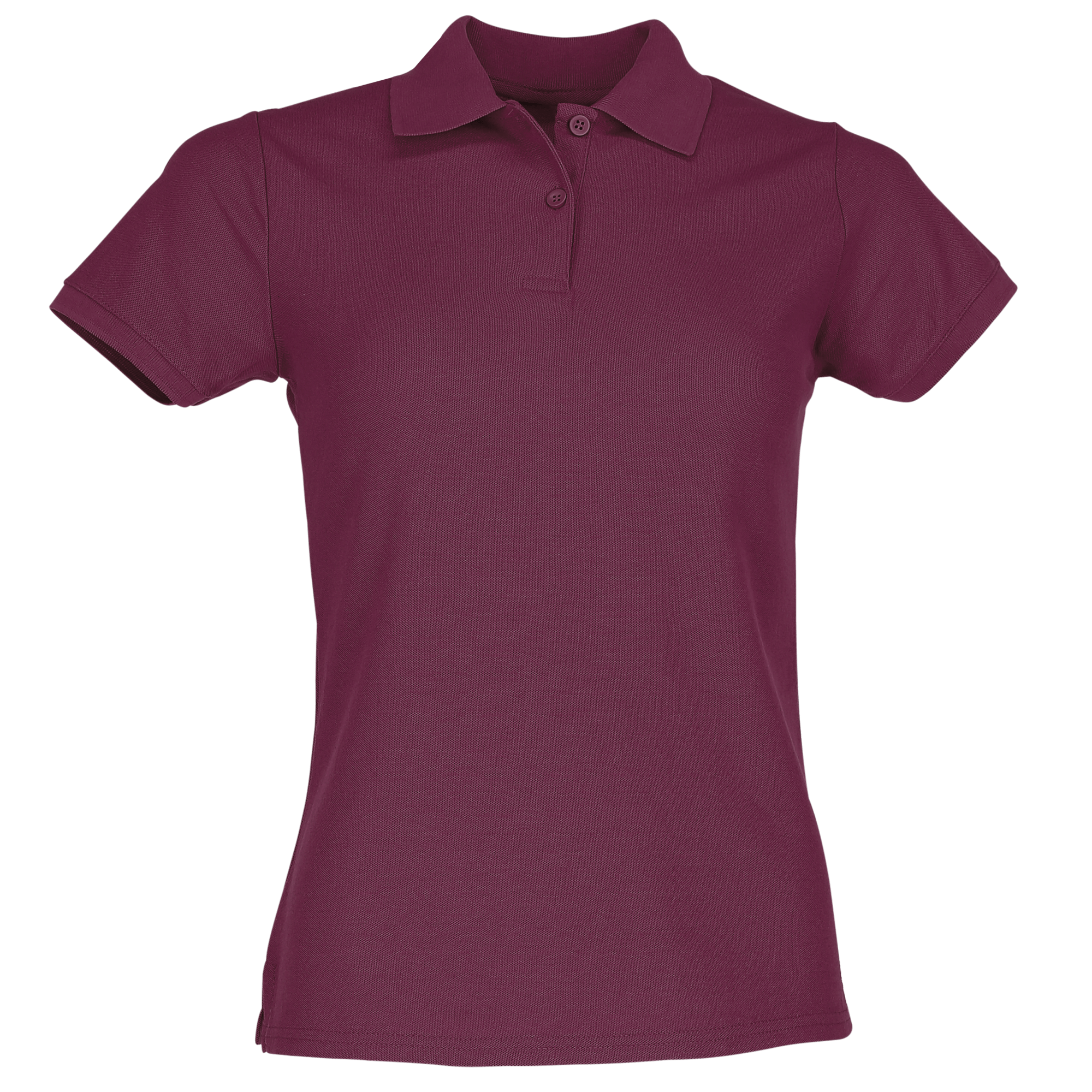 Fruit of the Loom Damen 65/35 Polo in Burgund